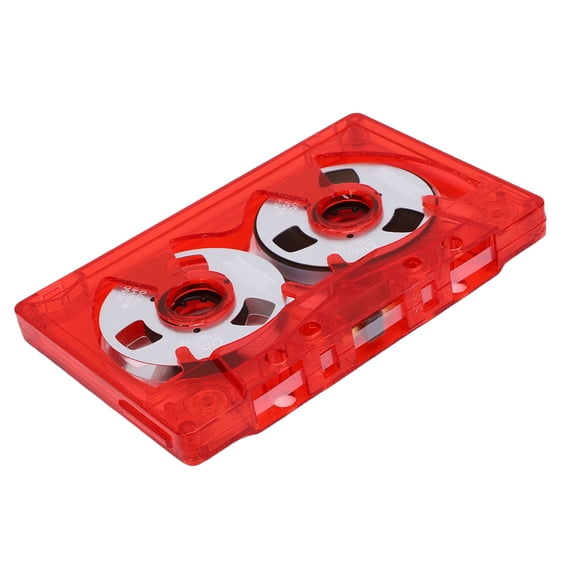 50 Minute Normal Bias Blank Cassette Tape with Storage Box, Metal Spools, Double-Sided Recording Tape