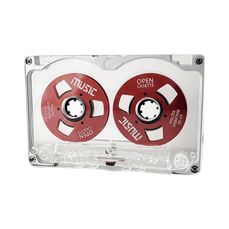 50 Minute Retro Blank Tape Disk Double-Sided Metal Small Open Disk ...