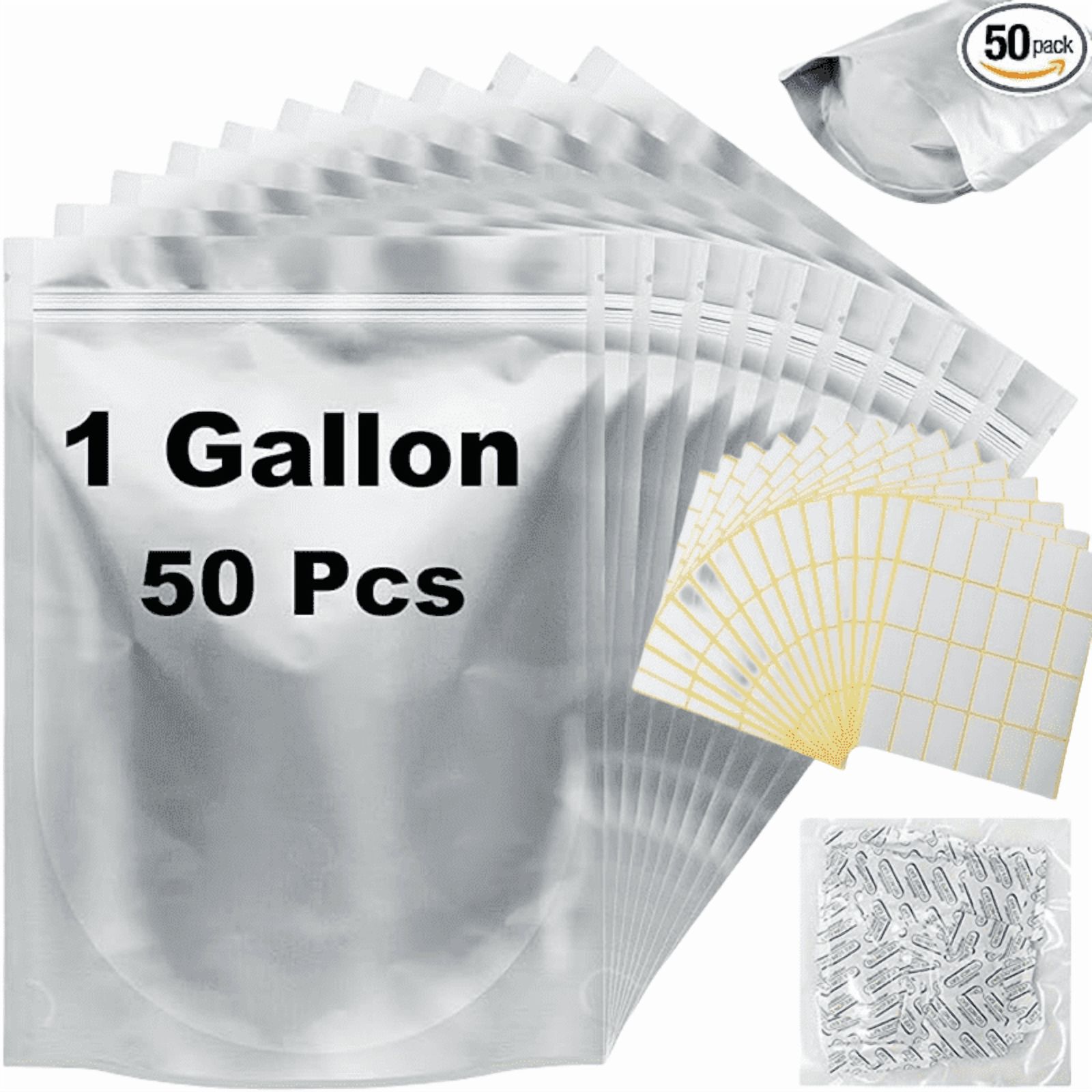 300 Pcs Black Mylar Resealable Bags 4.72x7.09 Inches - Zipper Pouch For Food, Candy, Jewelry, Crafts
