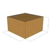 17x17x10 Kraft Brown Corrugated Shipping Boxes, 32 ECT Single-Wall, Qty 50