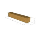 thumbnail image 1 of 24x4x4 Kraft Brown Corrugated Shipping Boxes, 32 ECT Single-Wall, Qty 50, 1 of 3