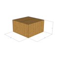 thumbnail image 2 of Box USA 9x9x5 Corrugated Shipping Boxes – 25 Pack, Single Wall, Kraft, 11K626 / 55VJ20 2 of 4
