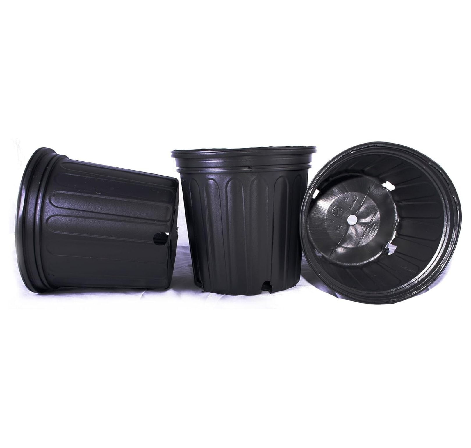 50 Vasi Per Piante In Plastica Da 2 Galloni – Diametro 22,9cm X Profondità 21,6cm – Con Fori Di Drenaggio