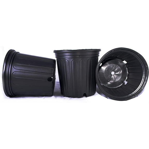 50 New Plastic Nursery 2 Gallon Trade Pot ~ Actual Volume: 1.593 Gallons