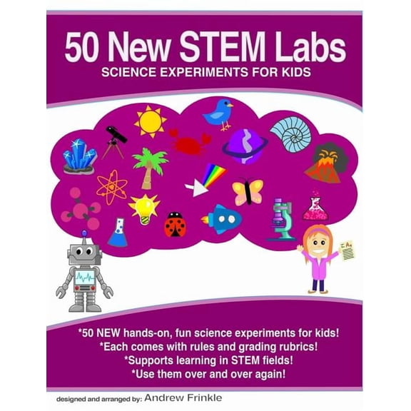 50 Stem Labs 50 New STEM Labs - Science Experiments for Kids, Book 3, (Paperback)