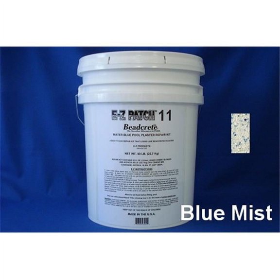 50 No. BEADCRETE PLASTER - BLUE MIST 50 LB. EACH - Color: Blue Mist Item Weight: 50 lbs.