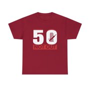 50 Not Out Funny Cricket Player Coach Sports Graphic T-Shirt