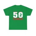 thumbnail image 1 of 50 Not Out Funny Cricket Player Coach Sports Graphic T-Shirt, 1 of 1