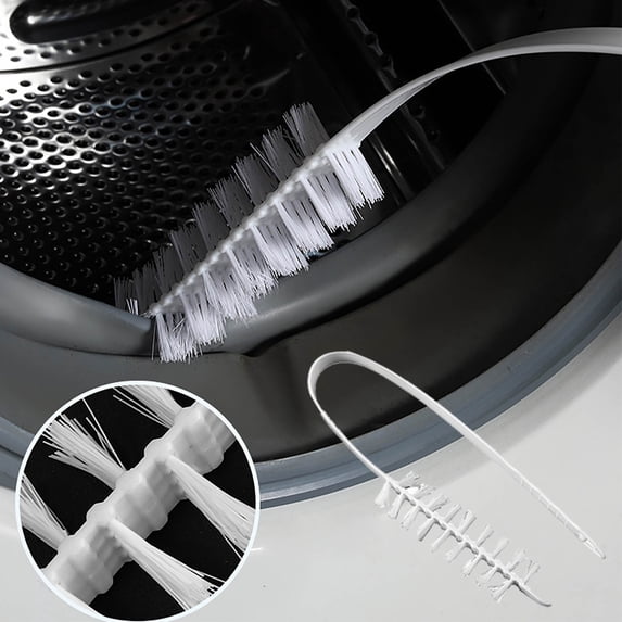 Brush Drum Washing Crevice Brush Stiff Bristle Cleaning Tool for Inner Tub and Floor Gaps JASKFLY
