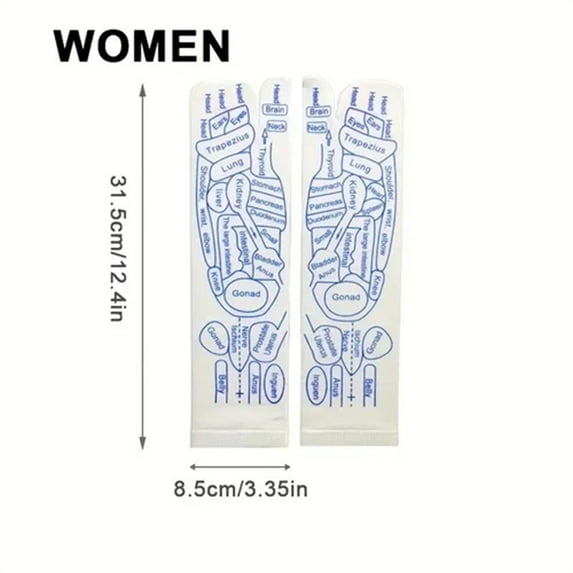 Up to 50% OFF,Reflexology Chart Socks,Acupressure Foot Massage,Massage Tool,Acupoint Compression,Comfortable Socks,Home & Travel,Foot Health,Foot Reflexology Portable Design|cotton,B