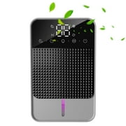 50 oz Dehumidifiers for Home, 500 sq.ft Quiet Dehumidifier with Timer Sleep Mode Auto-off Portable Small Dehumidifiers for Bathroom, Cloakroom, RV