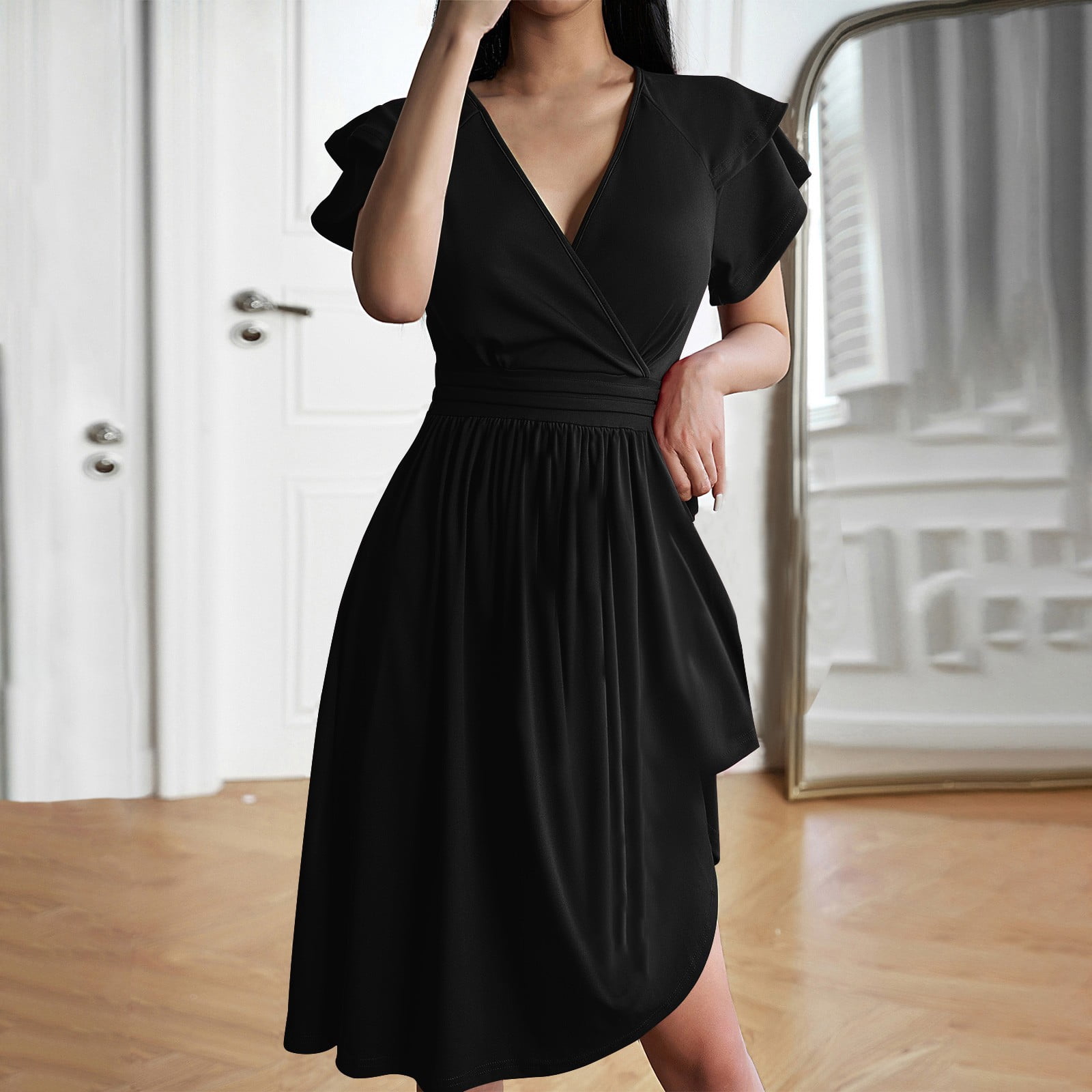 summer dresses 2024 short Amazon.com: Generic Summer Dresses for Women 2024 Casual Plain Simple  T-Shirt Loose Dress Short Sleeve Solid Tunic Crew Neck Mini Dress Black,  Small : Clothing, Shoes & Jewelry