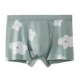 thumbnail image 1 of 50% Off Clear! Men's Underwear Boxers Briefs Digital Printing Breathable Close Fitting Underpants Comfortable Boxers Green XL, 1 of 4
