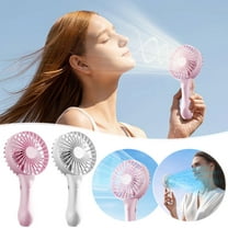 50% Off Clear! Mini Fans Mini Handheld Fan USB Rechargeable Foldable For Summer Outdoor Indoor Use
