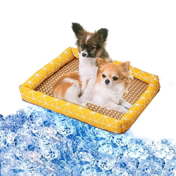 Clearance Christmas Decoration! 50% Off Clear! Pet Cool Off Mat For Dogs Cats-Ice Silk Dog Cool Off Mats Portable Washable Pet Cool Off Blanket For Kennel/Sofa/Bed/Floor/Car Seats Christmas Gift
