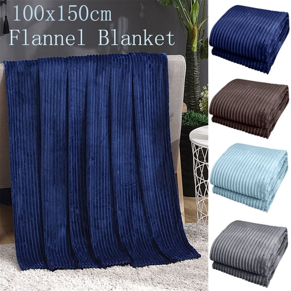 50% Off Clear! Skegnu 39x59inch Flannel Blanket Soft Warm Cozy Bed Blanket Plush Sofa Throw Blanket on Clearance