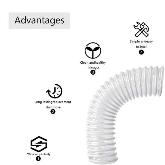 50% Off Clear! Skegnu Vacuum cleaner hose compatible for vacuum cleaner NV341, NV470, NV472 for Car Home and Office Cleaning