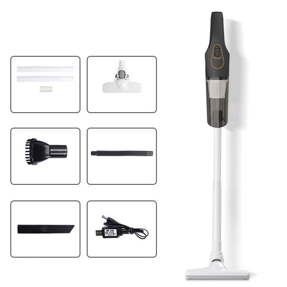 50% Off Clear! Skegnu Wireless Car Mounted Household Vacuum Cleaner,Two In One Mop/vacuum Cleaner for Car Home and Office Cleaning