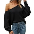thumbnail image 1 of 50% Off Clear! Viikei Cardigan Sweaters for Women Plus Size Women's Fashion Comfortable Soild Skew Collar Long Sleeve Sweater Top, 1 of 3