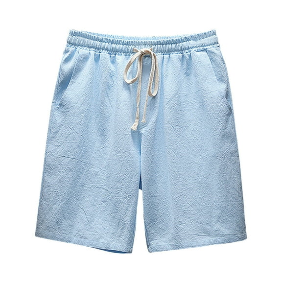 50% Off Clear! Viikei Mens Shorts Clearance Plus Size Shorts for Men Summer Thin Mid-waist Beach Pants Casual Five-point Sports Shorts Pants