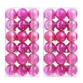 thumbnail image 1 of 50% Off Clearance 72Pcs Christmas Tree Ornaments , Shatterproof Christmas Ornaments Set Decorations for Xmas Tree Balls 30mm/1.18", 1 of 1