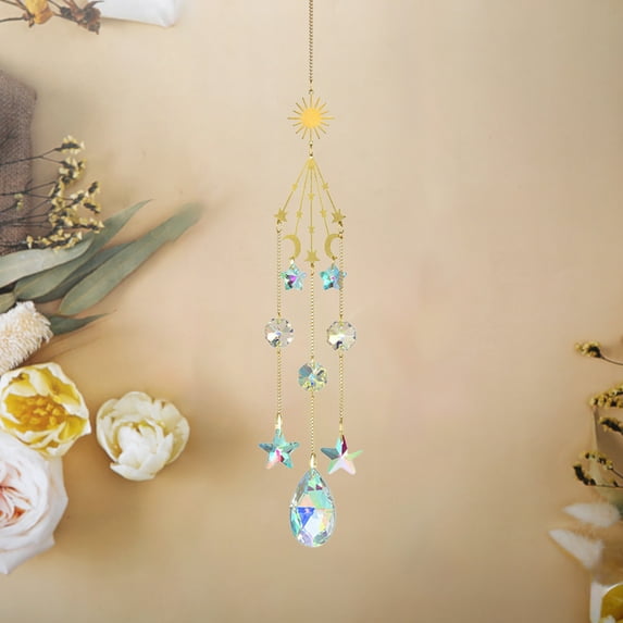 Christmas Decoration Wind Chimes Unique Crystal Lighting Wind Chimes Crafts Wind Chimes Christmas Gifts Christmas Decoration Pendants