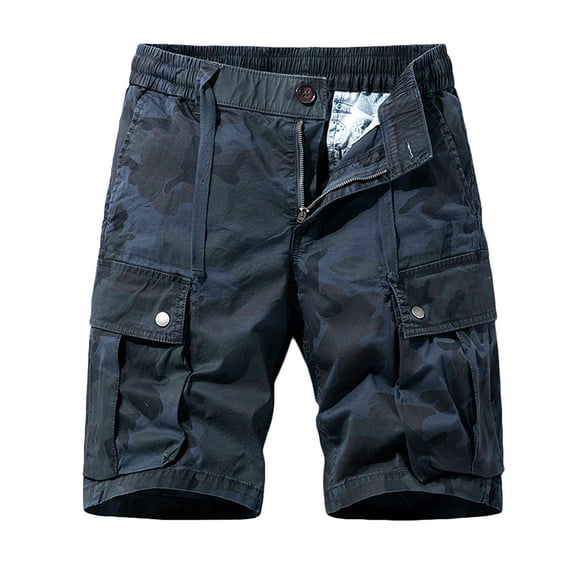 50% Off Clearance Erwazi Mens Vintage Cargo Shorts Camouflage Multi Pocket Loose Relaxed Hiking Shorts Outdoor Bermuda Camping Shorts