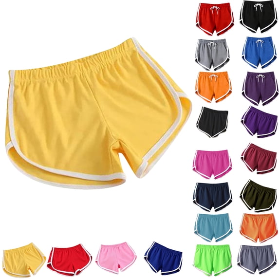Women Plus Size Casual Summer Sports Shorts Workout Yoga Shorts Active Shorts Gym Shorts Gift for Women