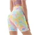 thumbnail image 1 of 50% Off Lenago Women Printed Running Shorts Sport Pant Elastic Waist Workout Shorts Gift for Women, 1 of 5