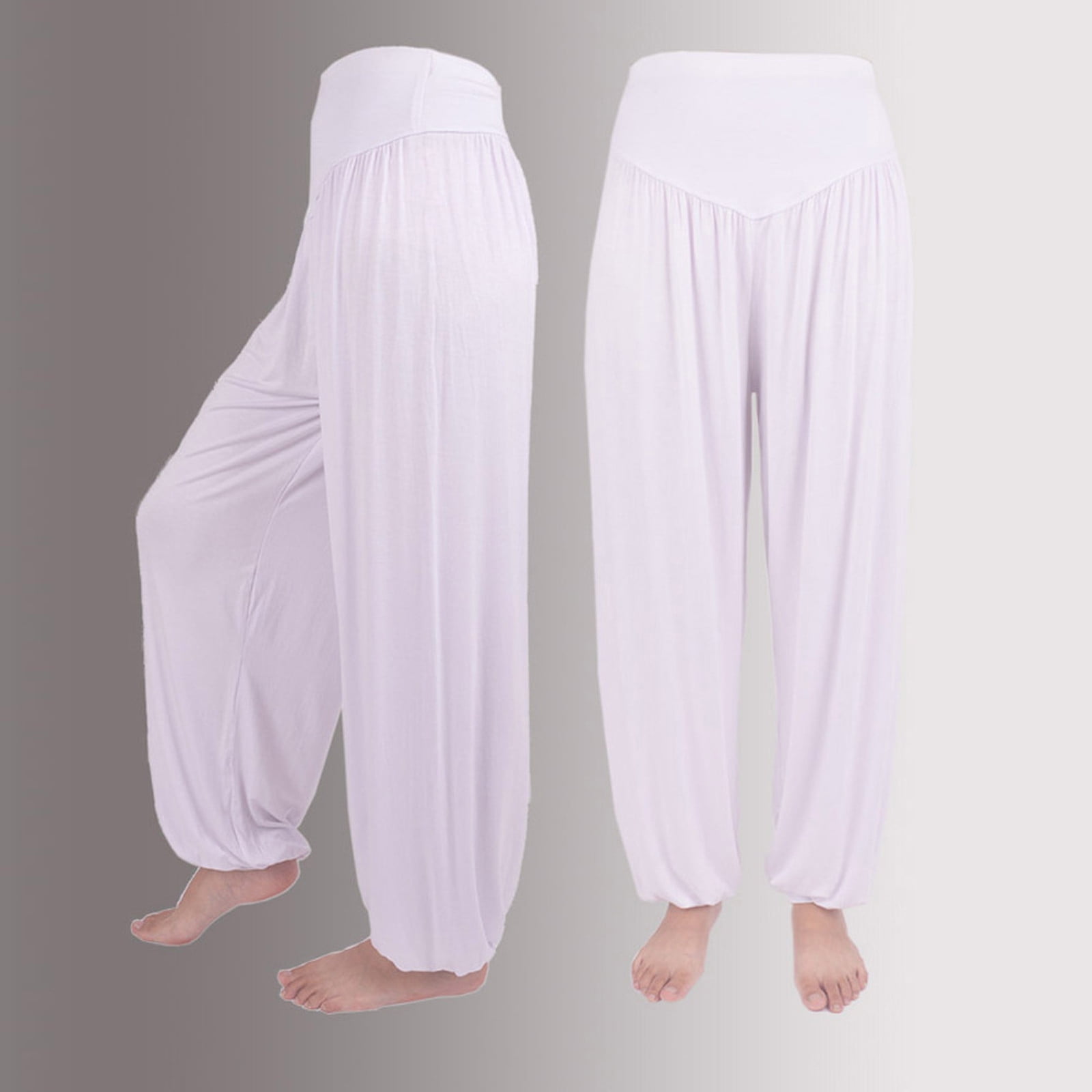 50% Off Clearance Lenago Womens Elastic Loose Casual Cotton Soft Yoga ...