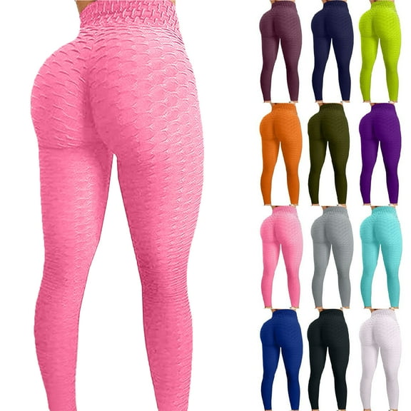 50% Off Lenago Womens Fashion Stretch Yoga Leggings Fitness Running Gym Trousers Active Pants Gift for Women
