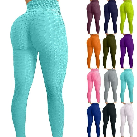 50% Off Clearance Lenago Womens Fashion Stretch Yoga Leggings Fitness Running Gym Trousers Active Pants Gift for Women