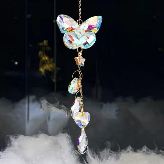 50% Off Clearance! Wind Chime Courtyard Decoration Window Hanging Crystal Catcher Wind Chime Pendant