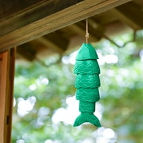 Memorial Wind Chimes Home Decoration Metal Brocade Fish Wind Chime Metal Wind Chime Pendant
