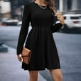 50 Off Clearance Women's Casual Dress Women's Fall Short Dress Ribbed
