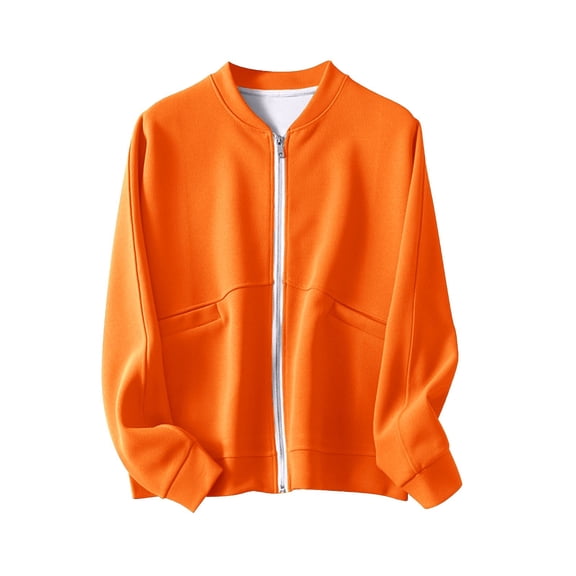 50% Off Clearance Women's Casual Jackets Women's Short Versatile Baseball Jacket Spring And Autumn New Casual Jacket