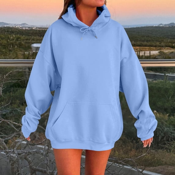 50% Off Clearance Women's Hoodies & Sweatshirts Womens Oversized Hoodies Winter Cotton Sweatshirts Pullover 2024 Fashion Tops Trendy Outfits