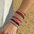 thumbnail image 1 of 50% Off!Colorful Bohemian Seed Beaded Bracelet Handmade Adjustable Stackable Beaded Stretch Bracelet Multi-layer Holiday Stretch Bracelet, 1 of 6