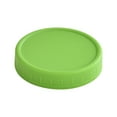 thumbnail image 1 of 50% Off!Jars Lids Unlined Ribbed Plastic Cup Lids Leakproof Storage Bottle Lids for Regular Mouth Jars, 1 of 3