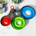 thumbnail image 1 of Up to 50% Off, Kitchen Funnel Kingtowag Clearance, Retractable Foldable Plastic Funnel Large Diameter Wide Mouth Narrow Mouth Funnel Kitchen Oil Funnel Set Jam Funnel, 3 Funnels, Home Essentials, 1 of 2