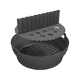 thumbnail image 1 of 50% Off-Odor-free air fryer silicone baking pan, Air fryer silicone foldable round baking pan silicone pad, 1 of 4