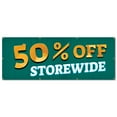 thumbnail image 1 of 50% Off Storewide | 36" X 96" Banner | Outdoor Vinyl Sign With Grommets | Sale Advertising Displays | Made in The USA, 1 of 4