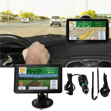 50% Off, UK Car Truck GPS Navigation System, 5 Inch Screen, 8GB+128MB, FM Transmitter, Real-Time Maps, Car Truck Navigation Device, For All Vehicles Love home! | Plastic, A, Aestivo
