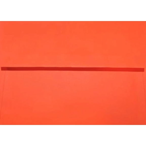 50 Orange A7 Envelopes - 7.25" x 5.25" - Square Flap - EnvelopesOn Brand Envelopes