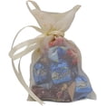 thumbnail image 1 of 50 Organza Drawstring Gift Pouch Small Wedding Party Favors Bag 4 x 6.5 inches Baby Shower Thank You Pouches- Ivory White, 1 of 1