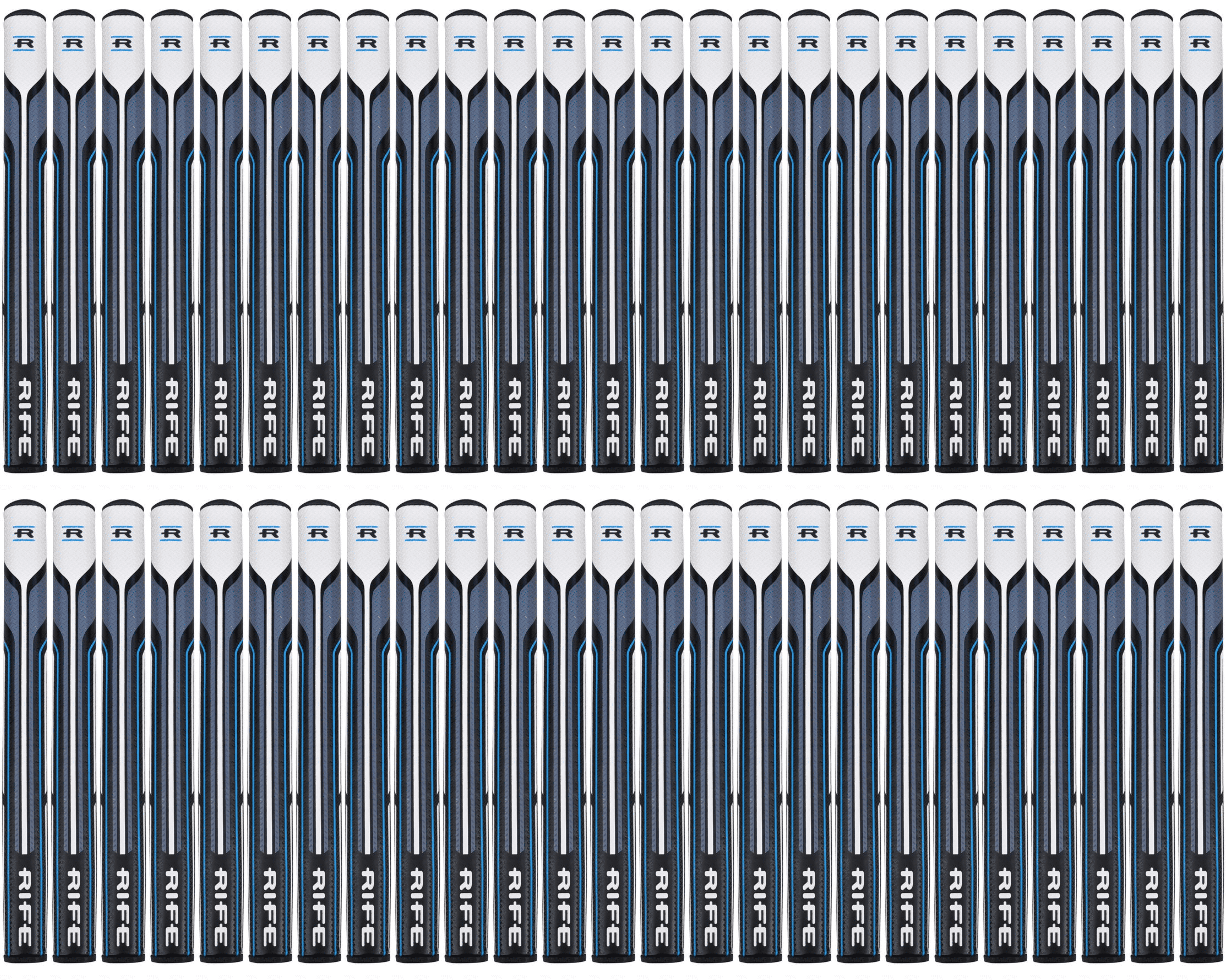 50 PACK Rife RG 13.5 Golf Putter Grip Bulk Pack (13.5 Inches Long)