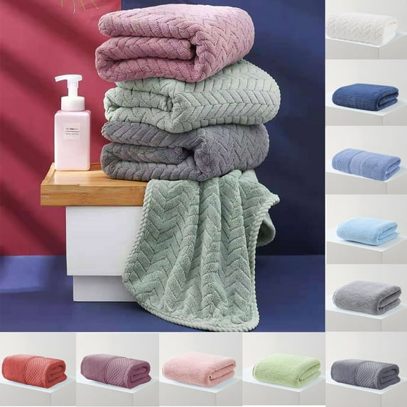 PALIFEUR Bath Towels 14x28" Luxury Soft Towels Quicker Dry Highly Absorbent Bathroom Towels for School Hotel Home Gym Travel Camp Pool Beach