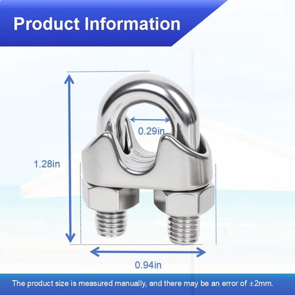 50 PCS 1/2 Inch PEX Cinch Clamp Rings, Stainless Steel PEX Fittings Crimp Rings Pinch Clamps for PEX Tubing Pipe Fitting Connections (1/2 Inch)