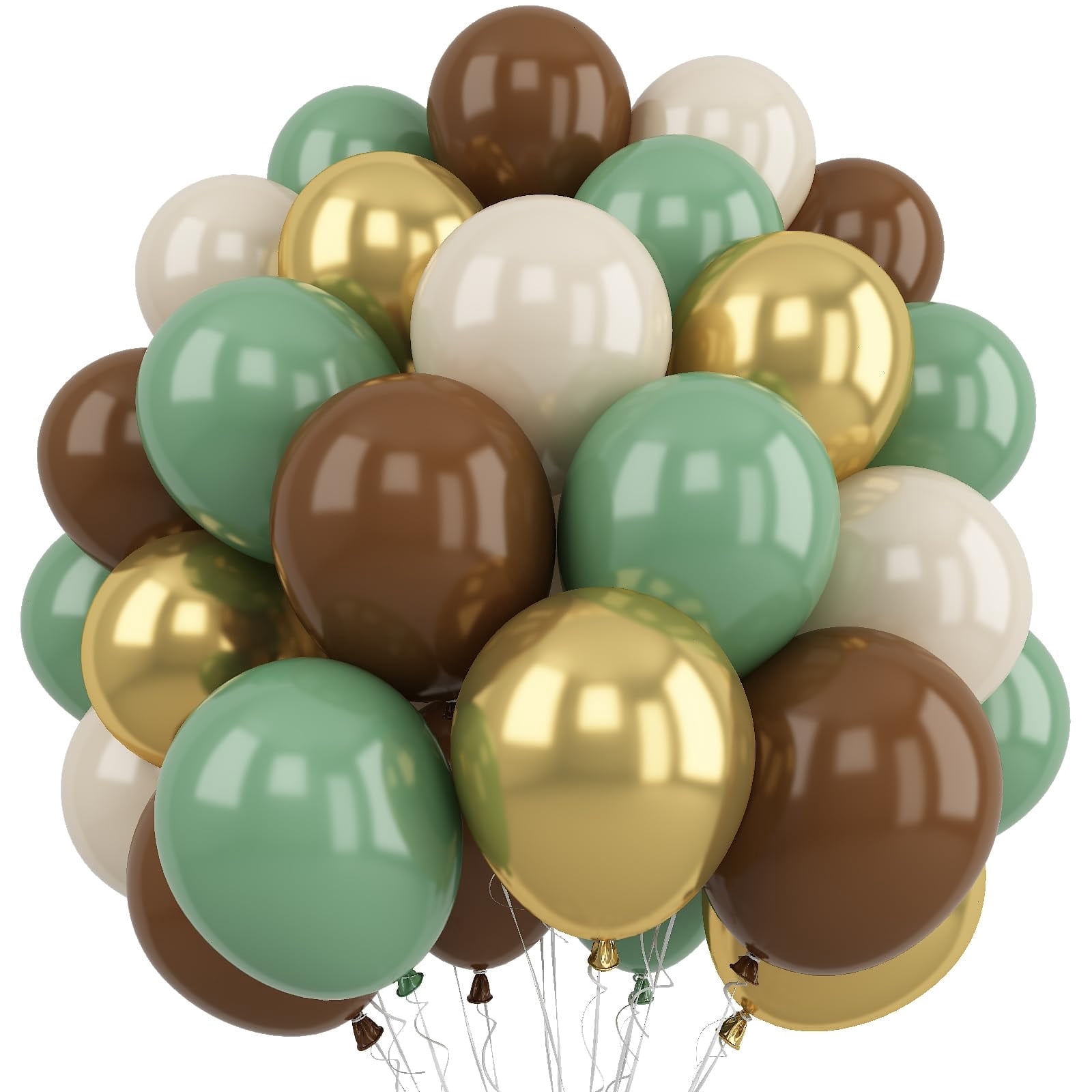 Biohazard Symbol Balloons 16 Pack - Yellow, Lime, Orange, Aqua Latex Balloons For Science & Zombie Parties - View #2