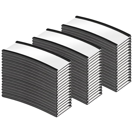 50 PCS 3x1 Inch C Channel Label Holders,Magnetic/Adhesive Metal Tag Holders with Clear Plastic Sleeve, for Shelves,Bins, Cabinets,Warehouse & Office Storage